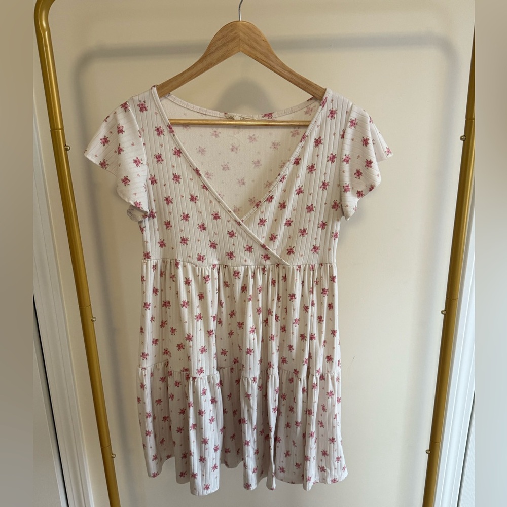 Floral V-Neck Dress